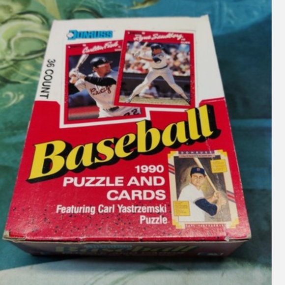 MLB 1990 DONRUSS baseball wax box - Picture 2 of 2